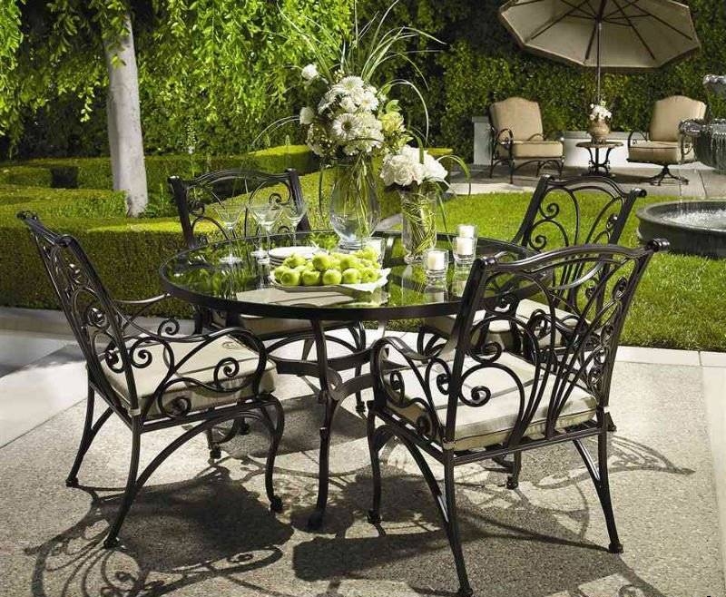 Садовая мебель кованая мебель